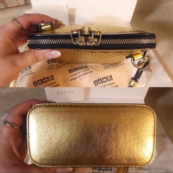 SOLD SALES🔥40%OFF Authentc Gucci Sega Script Bag - Picture 5 of 8